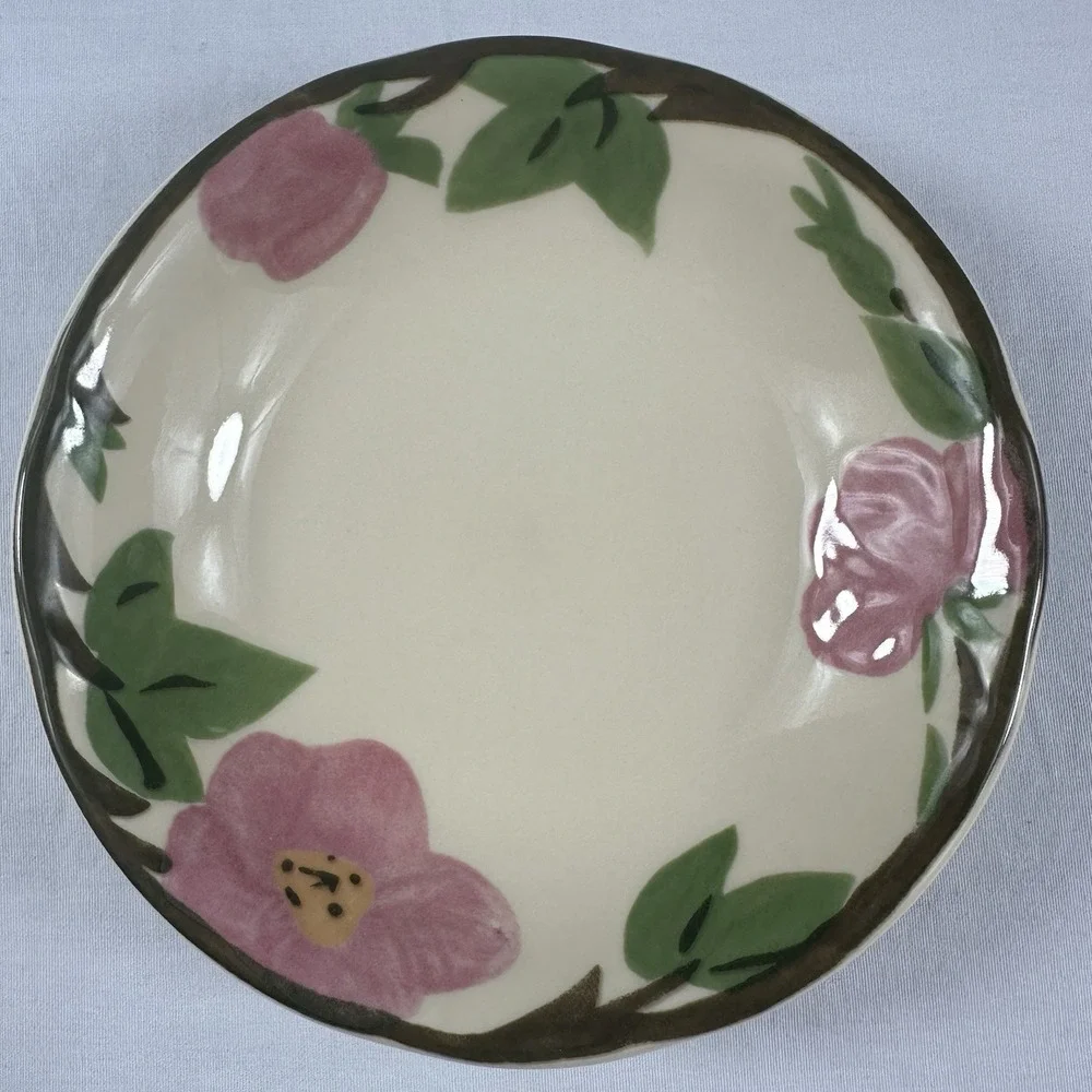 4 Pc Franciscan Desert Rose Fruit Compote Dessert Dishes Bowl Excellent Set Of 4